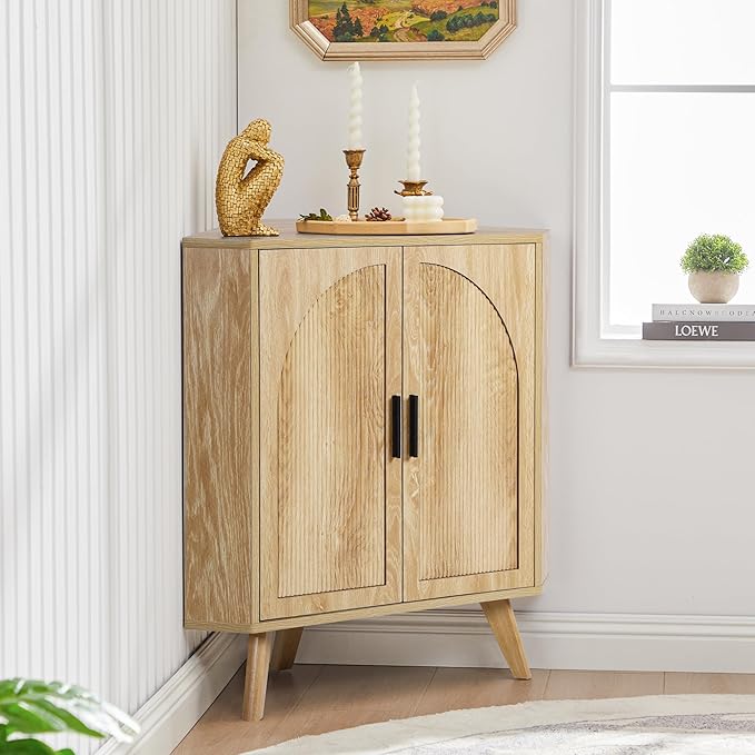 BERRYMERRY Fluted Corner Cabinet - Image 6