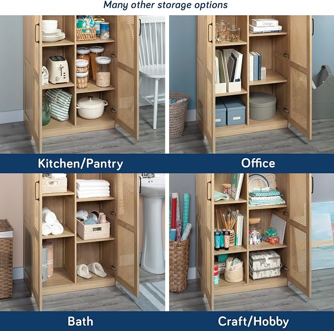 Sauder Miscellaneous Storage Cabinet, Harmony Ash Finish - Image 5