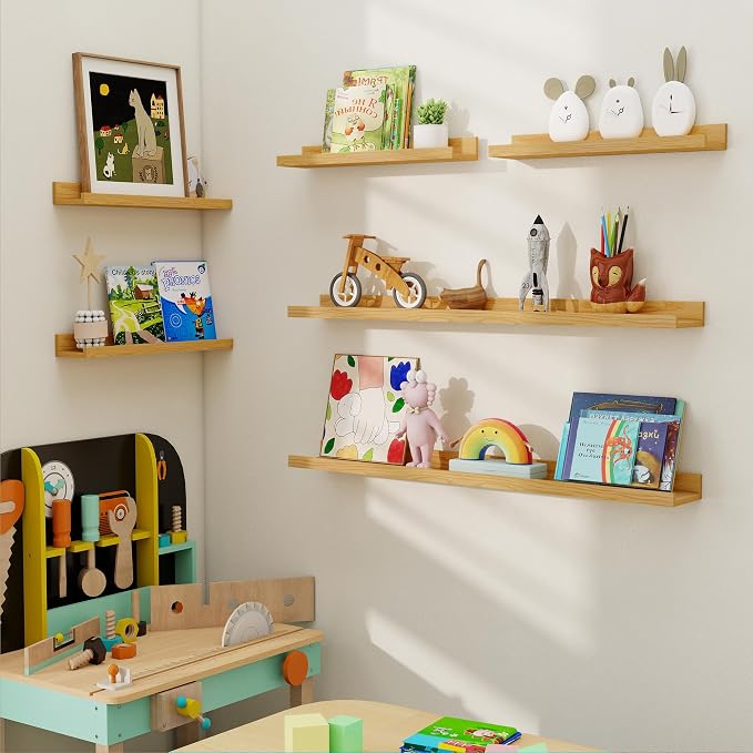 Axeman Picture Ledge Shelf, Floating Shelves - Image 6