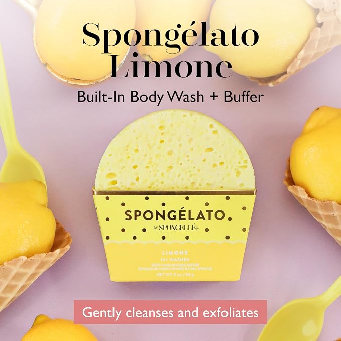 Spongelato Loofah Exfoliating Body Scrubber by Spongelle | Infused - Image 2