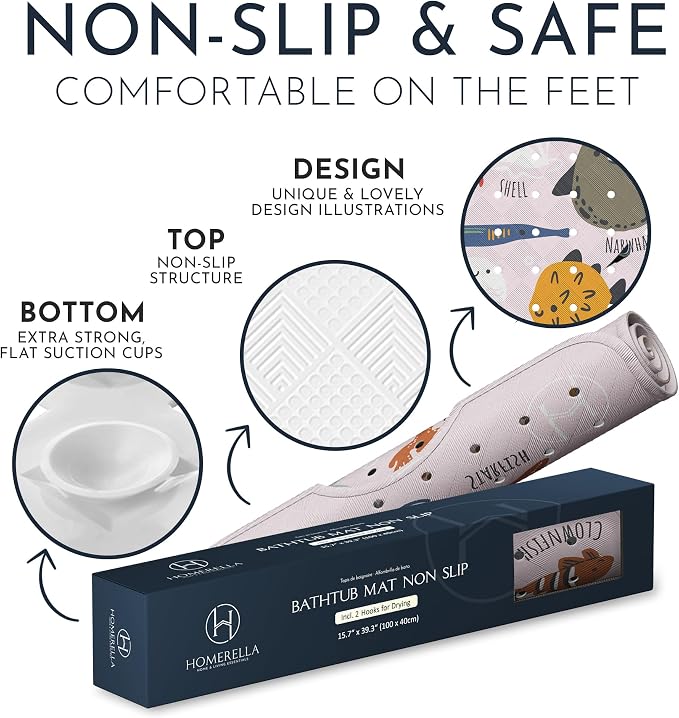 Bath Tub Mat Non Slip Anti Mold - Image 4
