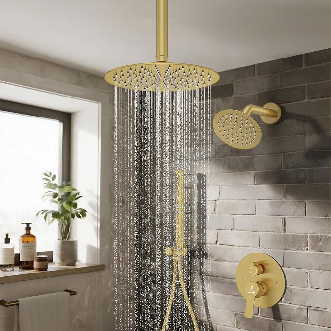 Shower System Shower Faucet Set Rainfall Shower Set - Image 2