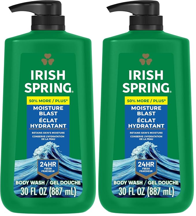 Irish Spring Moisture Blast Body Wash, 30 Oz Pump by IrishSpring