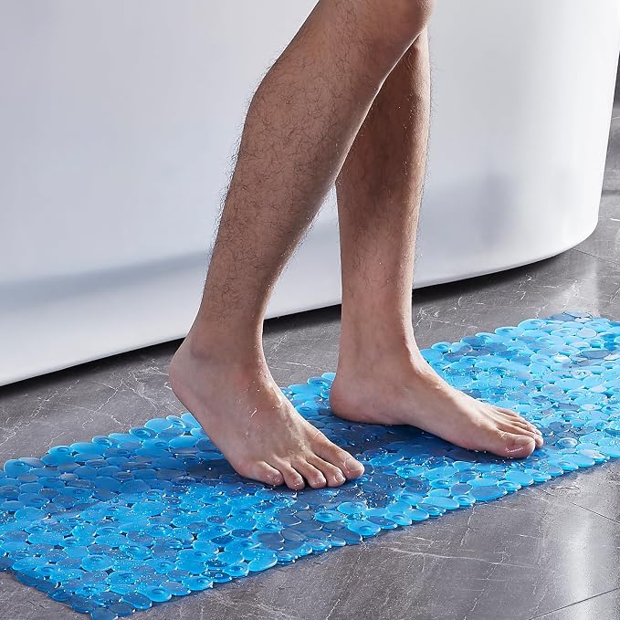 Bath Shower Mat Non Slip: Extra Large Pebble Bathtub mat - Image 7