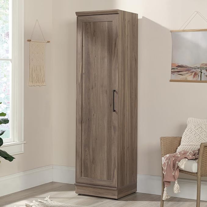 Sauder HomePlus Kitchen Pantry Storage Cabinet Slim Single Door - Image 2