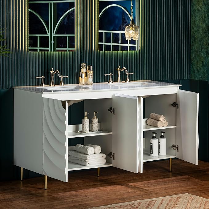 Woodbridge 60"x22" Bathroom Vanity - Image 4