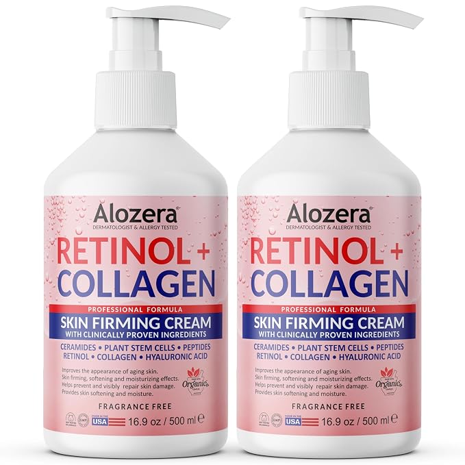 Alozera Skin Firming Retinol Collagen Body Lotion by AlozeraSkincare
