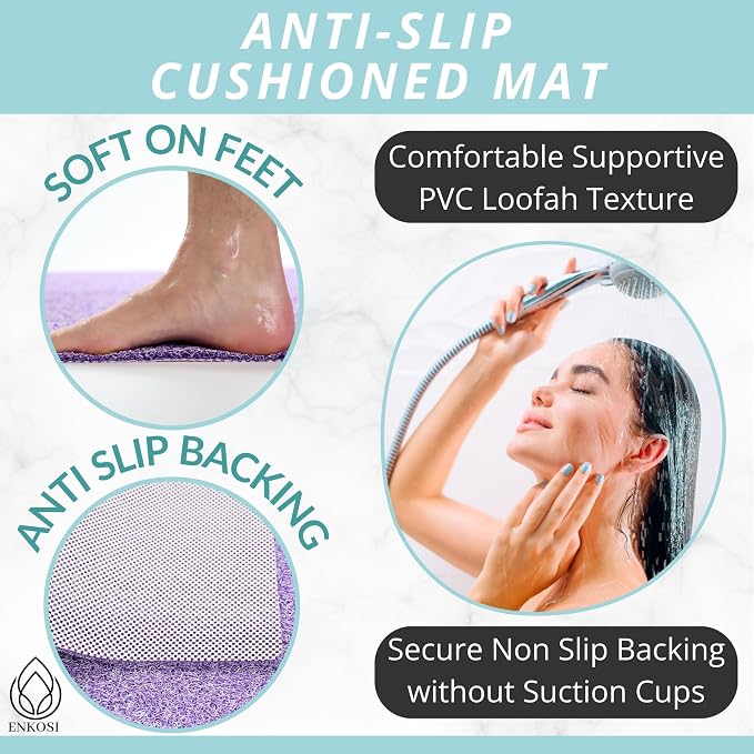 Non Slip Bathtub Mat Shower Mat - Image 2