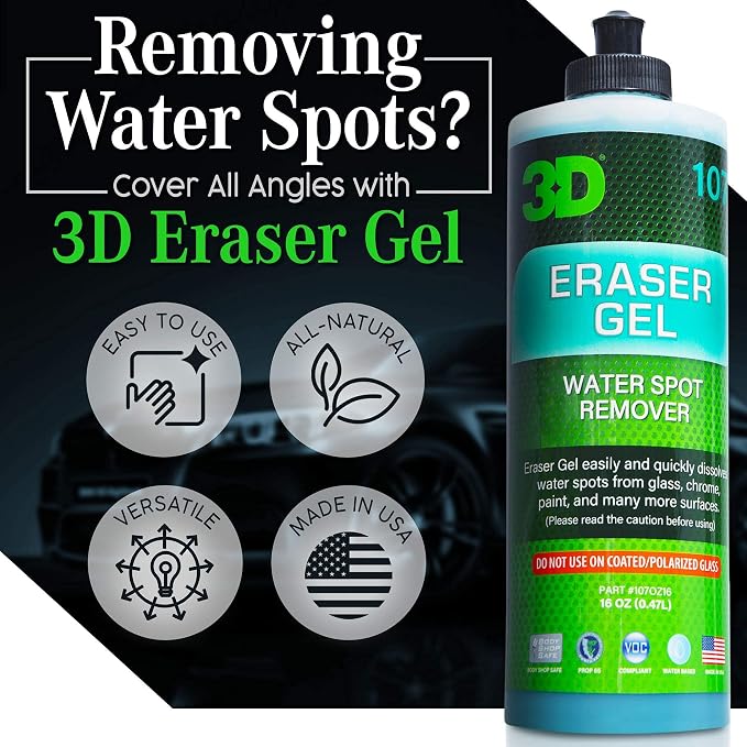 3D Eraser Gel Water Spot Remover – Acidic Gel Formula - Image 5