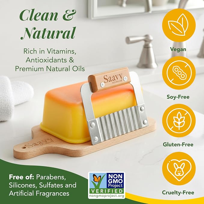 Saavy Naturals Handmade Soap Yuzu & Meyer Lemon - Image 5