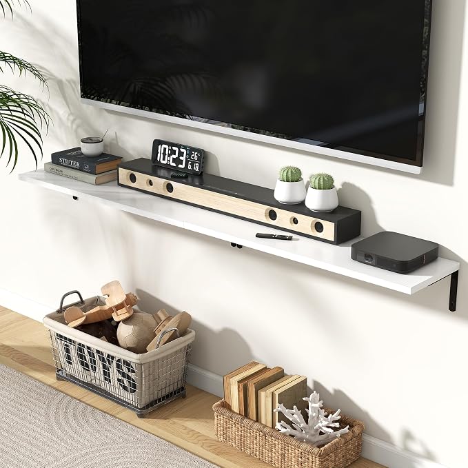 Fun Memories Deep Floating Shelves, 32W x 8D Floating Shelves Set of 2 - Image 2