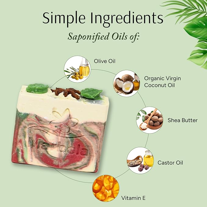 Marbela Cosmetics Holiday Harvest Handmade Soap Bar - Image 5