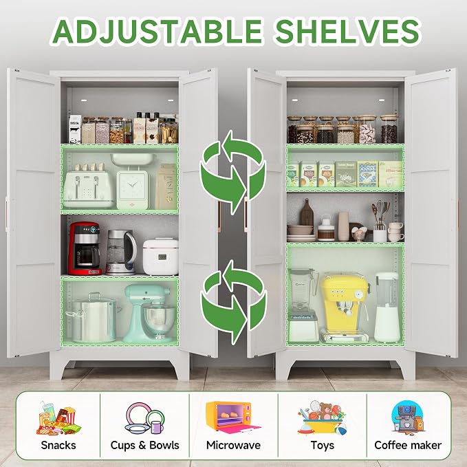 Pantry Cabinet, Kitchen Pantry Storage - Image 4