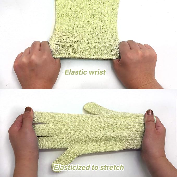 MIG4U Shower Exfoliating Scrub Gloves, Bathing Gloves Body Wash Dead Skin - Image 4