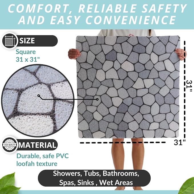 Non Slip Shower Mats for Inside Shower - Image 3