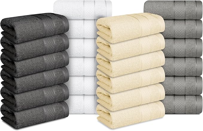 Casa Lino Face Towels & Body Wash Cloths by CASALINO