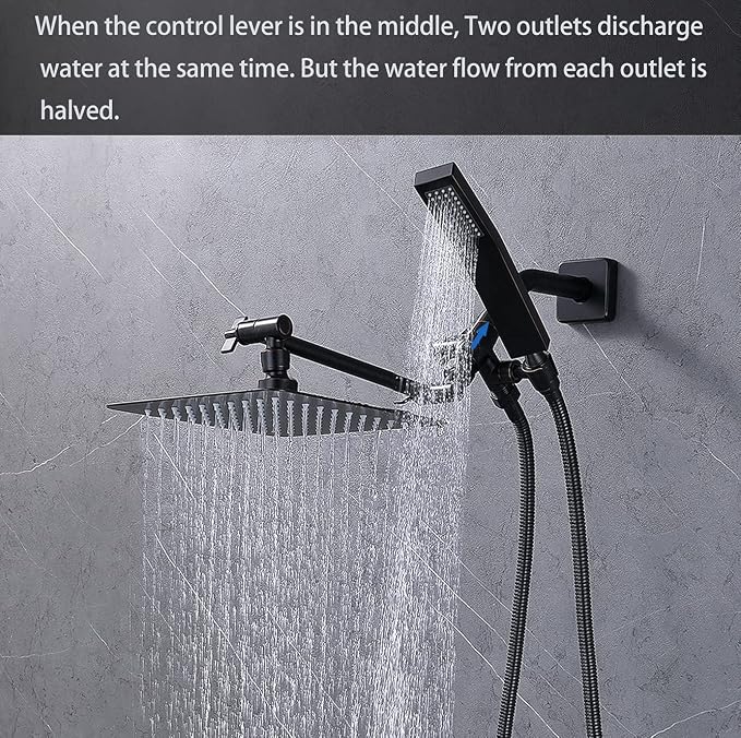 G-Promise Solid Metal Shower Arm Diverter - Image 6