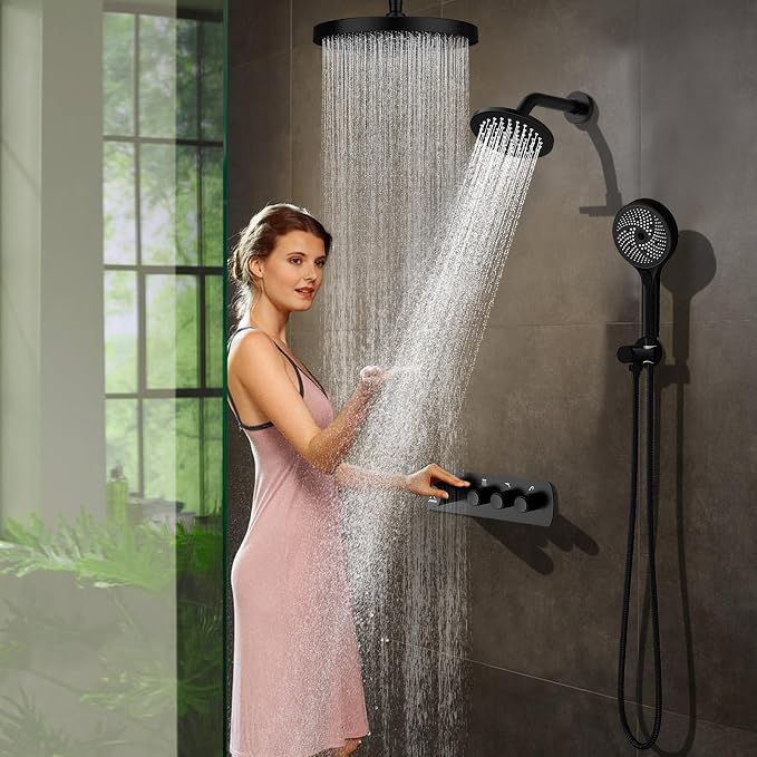 Shower System Brass Thermostatic Shower Faucet Set - Image 2