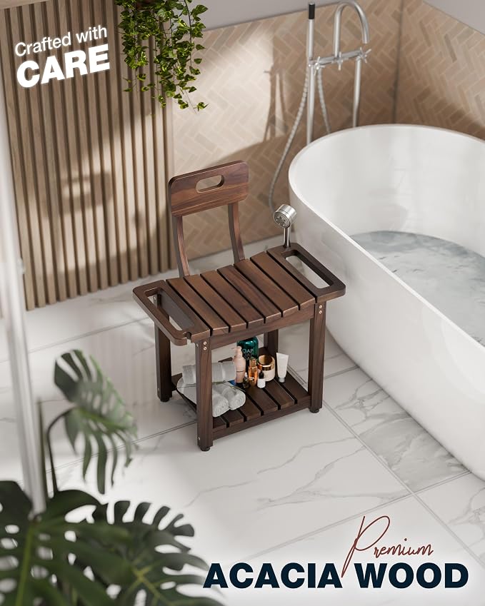 BLUEWEST 23.4'' Shower Chair - Image 2