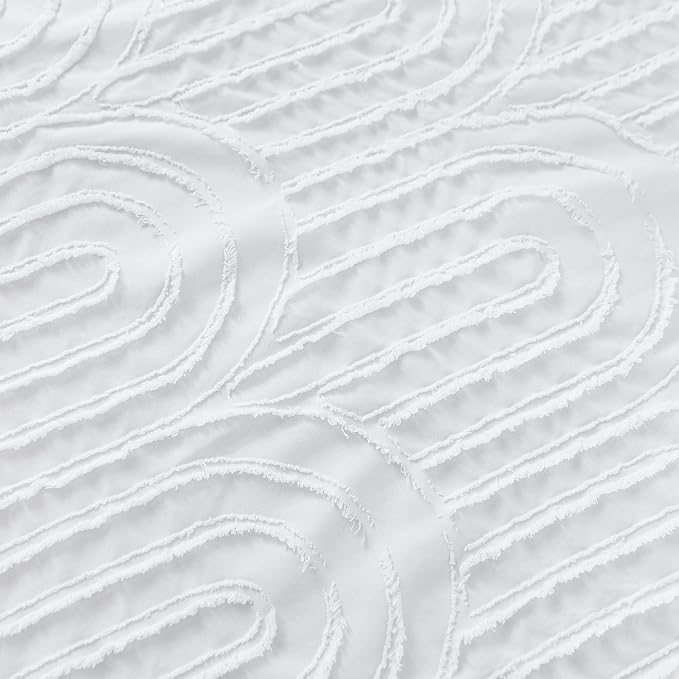 ROSERY No Hook Shower Curtain - Image 3