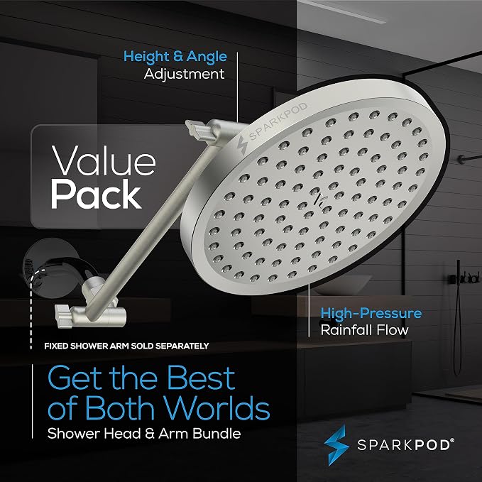 SparkPod Round Rain Shower Head - Image 3