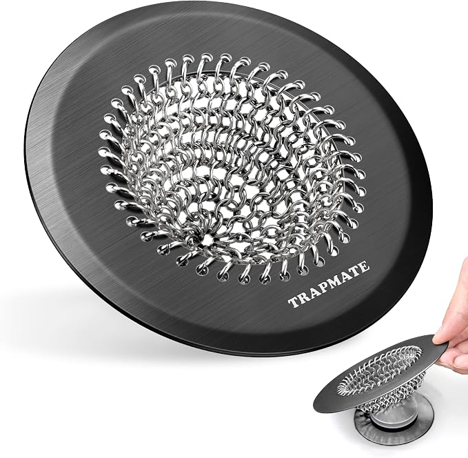 TRAPMATE Shower Hair Drain Catcher, Easy Clean Bathtub Drain Hair Catcher by TRAPMATE