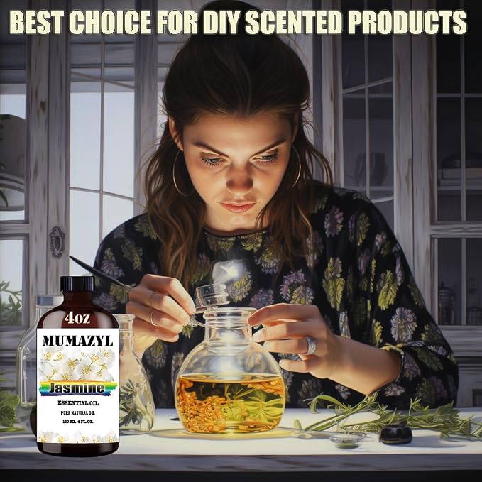 Jasmine Essential Oil, Jasmine Oil 4 Fl Oz 120ML - Image 6