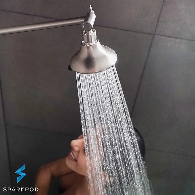 SparkPod 11" Solid Brass Shower Head Extension Arm - Image 6