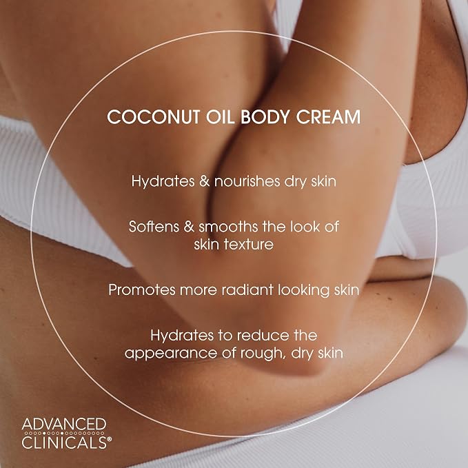 Advanced Clinicals Unscented Retinol Body Lotion & Face Moisturizer + Coconut - Image 8