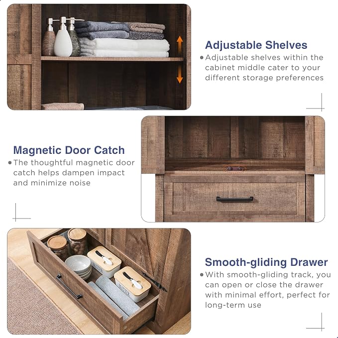 Farmhouse Kitchen Pantry Cabinet - Image 5