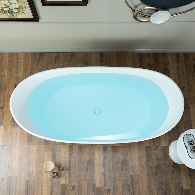 WOODBRIDGE 67 in. x 31.5 in. Stone Resin Luxury Contemporary Solid Surface - Image 14