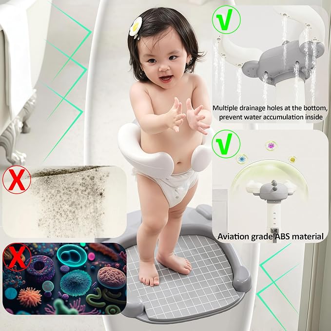 Baby Shower Stand, Baby Standing Bath - Image 6