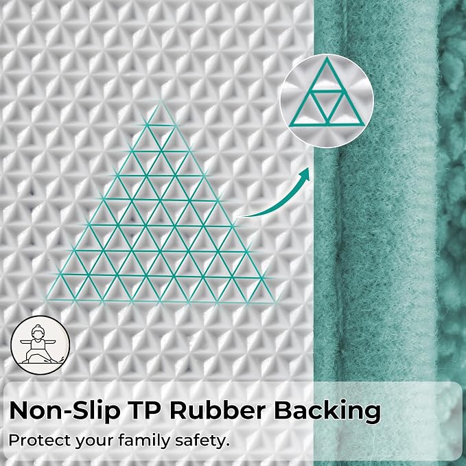 GRANNY SAYS Bathroom Rugs Sets 3 Piece, Soft Absorbent Microfiber Bath Mats - Image 4