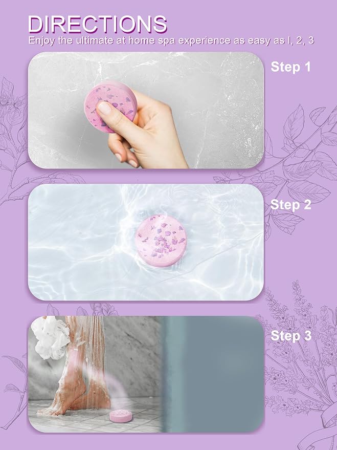 Shower Steamers Aromatherapy Stocking Stuffers 8 Scents, Christmas Gifts - Image 7