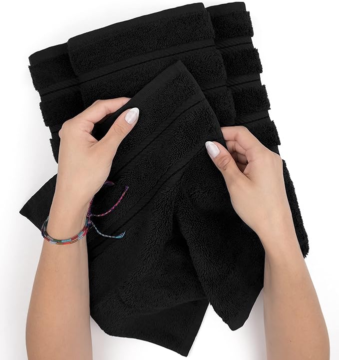 American Soft Linen Luxury 4 Piece Bath Towel Set, 600 GSM 100% Cotton Turkish - Image 6