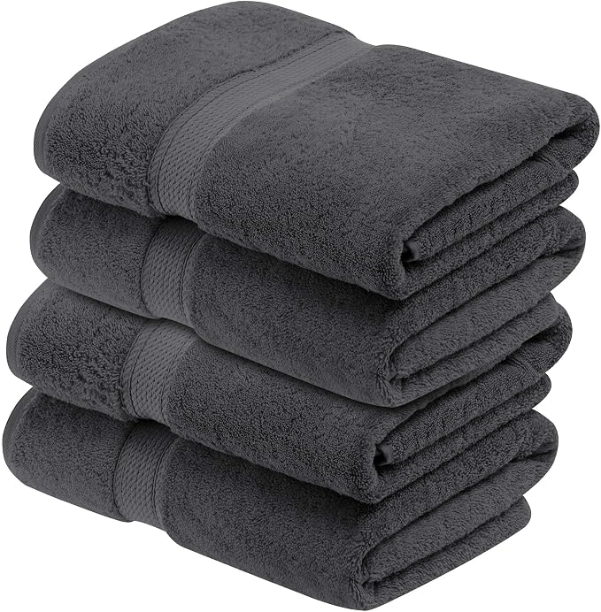 BNM Egyptian Cotton Heavyweight Towels, 800 GSM Bath Towels, Highly-Absorbent by Blue+Nile+Mills