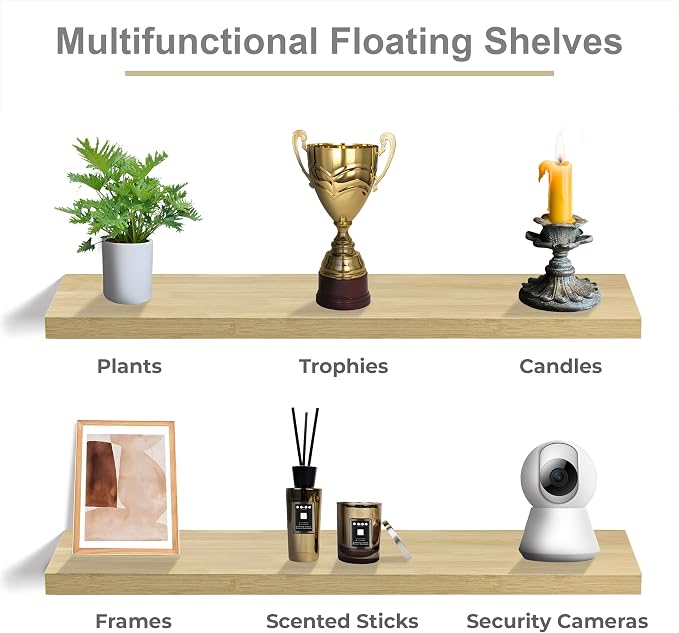 Sorbus Floating Shelves for Wall - Image 6