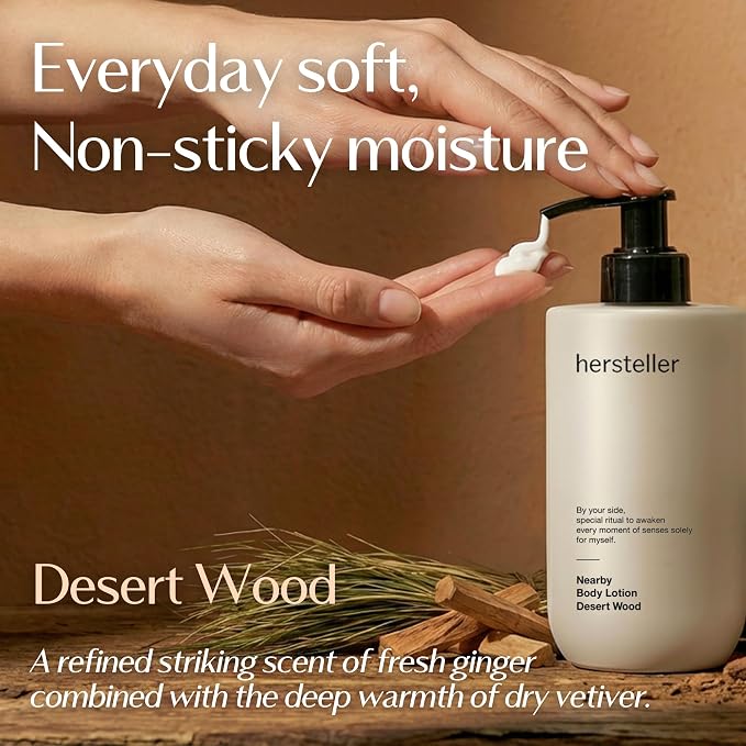 Hersteller Nearby Desert Wood Vegan Body Lotion 10.1 fl oz - Image 2