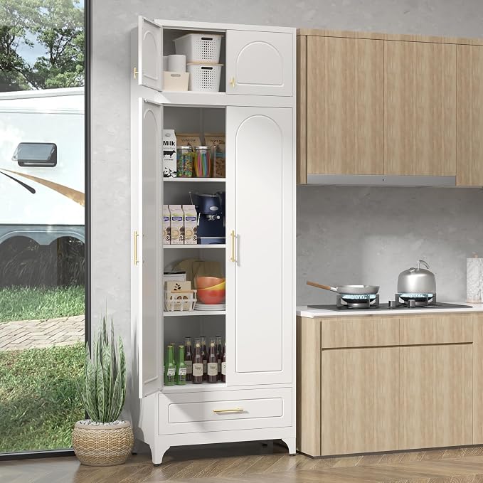 90" Pantry Kitchen Cabinet by For30YearsWehavespecializedinsteelfurniture