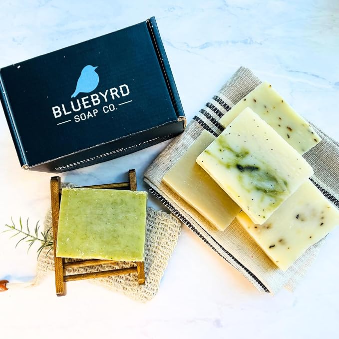 Bluebyrd Mint Bar Soap 5 Pack - Image 4
