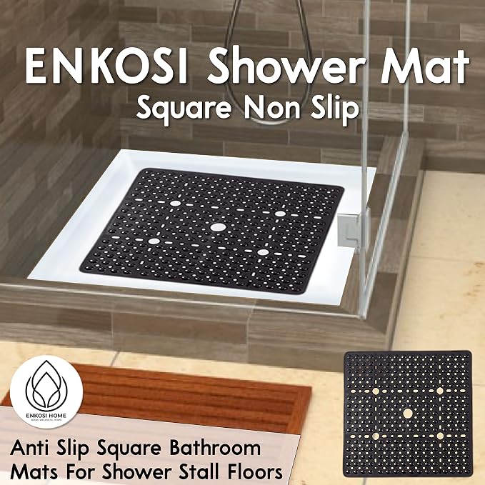 ENKOSI Square Shower Mat 27x27 inch - Image 2