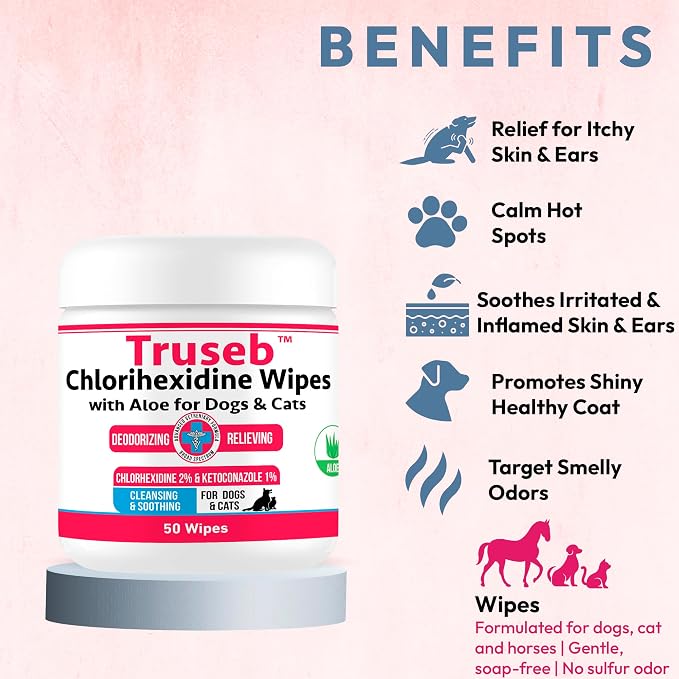 Truseb Topical Ketoconazole and Chlorhexidine Wipes - Image 6
