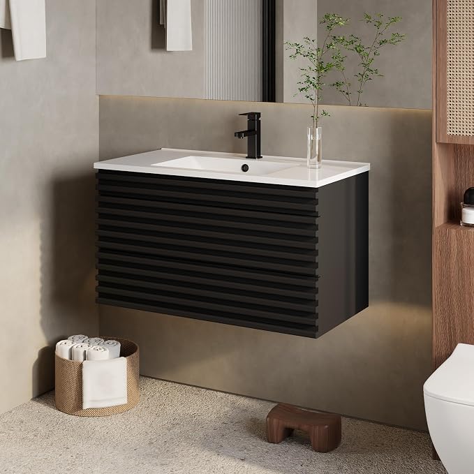 eclife 36" Floating Bathroom Vanity - Image 3