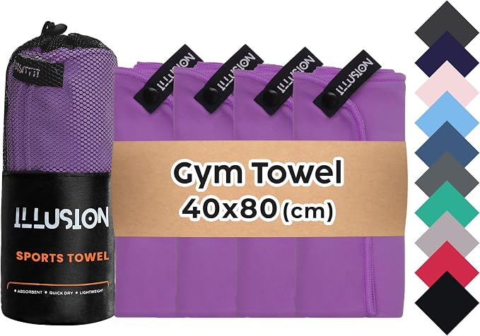 illusion Small Microfiber Gym Towels by Unknown