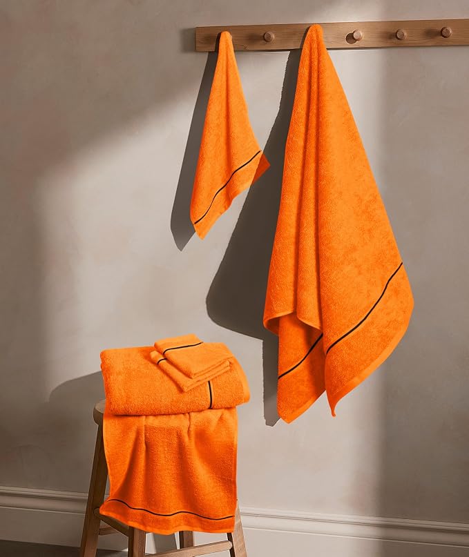 MyOwn Ultra Soft 6 Pack Cotton Towel Set, Contains 2 Bath Towels 28x55 inch - Image 3