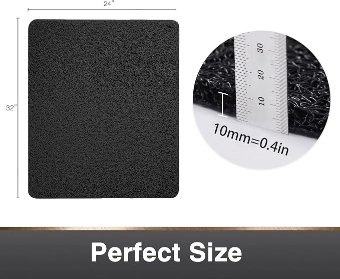 Asvin Soft Textured Bath, Tub Mat, 24x32 Inch, Phthalate Free, Non Slip Comfort - Image 5