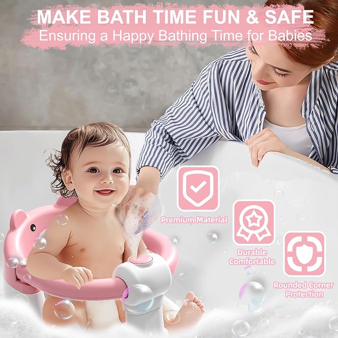 Baby Bath Seat for Babies 6 Months & Up, Toddler Bath Seats for Babies Sitting - Image 2