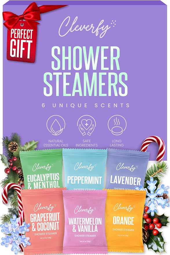 Cleverfy Shower Steamers Aromatherapy – Stocking Stuffers by Cleverfy