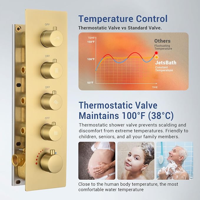 Thermostatic Dual Shower System - Image 8
