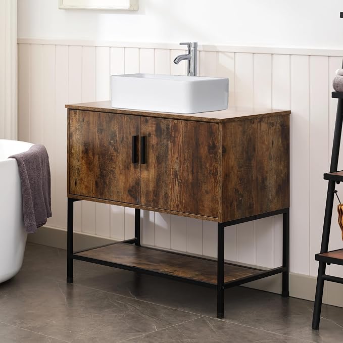 UEV Rustic Brown 36" Bathroom Vanity - Image 5
